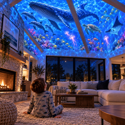 OceanTwirl™ 360° Rotating Ocean Projector