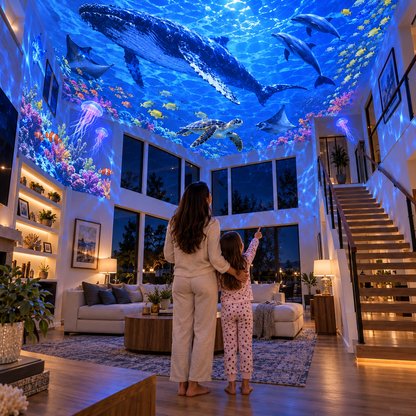OceanTwirl™ 360° Rotating Ocean Projector